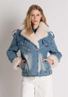 Blusão Jeans c/ Pêlo FRACOMINA