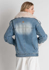 Blusão Jeans c/ Pêlo FRACOMINA