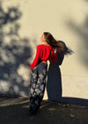 Blusa Cropped Georgette FRACOMINA