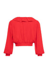 Blusa Cropped Georgette FRACOMINA