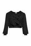Blusa Cropped Georgette FRACOMINA