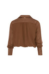 Blusa Cropped Cetim FRACOMINA