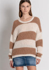 Camisola Lã e Mohair Riscas FRACOMINA