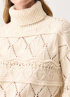 Camisola Oversized Mistura de Lã FRACOMINA