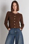 Cardigan Ajustado Monograma FRACOMINA