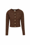 Cardigan Ajustado Monograma FRACOMINA