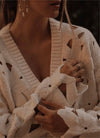 Cardigan Recortes Lã Merino FRACOMINA