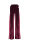 Calça Wide Palazzo Veludo FRACOMINA