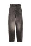 Calças Jeans Carrot Balloon Black FRACOMINA