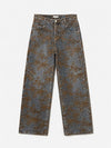 Calça Jeans com Bordados GOA GOA