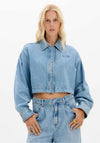 Camisa Jeans Cropped LANÇA PERFUME
