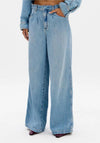 Calça Jeans Relaxed Cintura Média LANÇA PERFUME