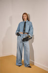 Calça Jeans Relaxed Cintura Média LANÇA PERFUME