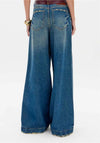 Calça Jeans Pantalona Botões LANÇA PERFUME
