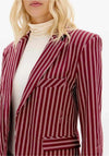 Blazer Slim Riscas LANÇA PERFUME