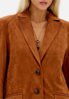 Blazer Alongado SUEDE LANÇA PERFUME