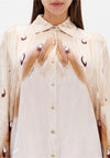 Conj. Camisa + Calças Estampa Acetinado LANÇA PERFUME