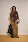 Calça Wide Leg Estampada LANÇA PERFUME