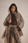 Parka Oversized Animal Print LANÇA PERFUME