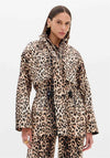 Parka Oversized Animal Print LANÇA PERFUME