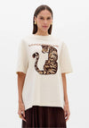 T-shirt Oversized Estampa LANÇA PERFUME