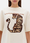 T-shirt Oversized Estampa LANÇA PERFUME