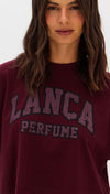 T-Shirt Oversized Cropped LANÇA PERFUME