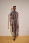 Vestido Assimétrico Animal Print LANÇA PERFUME