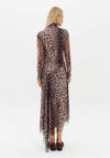 Vestido Assimétrico Animal Print LANÇA PERFUME