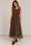Vestido Combo c/ Tule GIL SANTUCCI