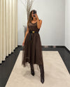 Vestido Combo c/ Tule GIL SANTUCCI