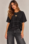 T-Shirt c/ Top Renda GIL SANTUCCI