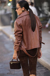 Casaco Constance LEATHER SAHOCO