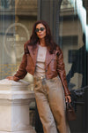 Casaco Sloane LEATHER SAHOCO