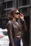 Casaco Sloane LEATHER SAHOCO