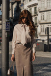 Camisa com Gravata SWALLOW