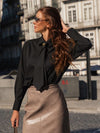 Camisa com Gravata SWALLOW