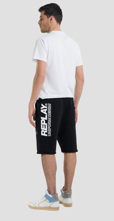 REPLAY SLIM FIT FLEECE SHORTS