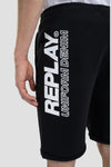 REPLAY SLIM FIT FLEECE SHORTS