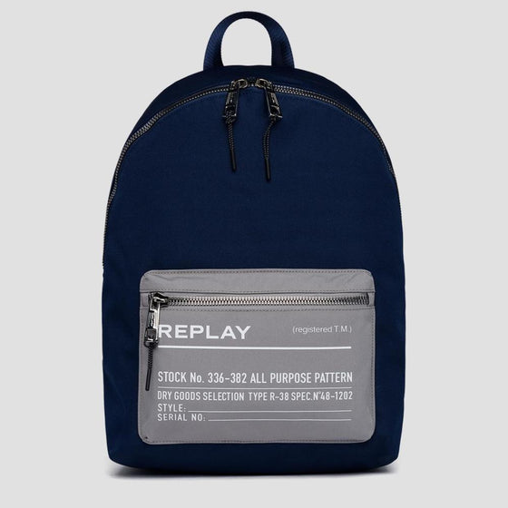 REPLAY BACKPACK IN OXFORD FABRIC