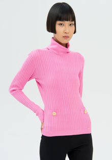  KNITWEAR SLIM FIT WITH RIBS AND HIGH NECK