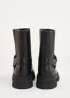 Leather combat boots Denny Rose