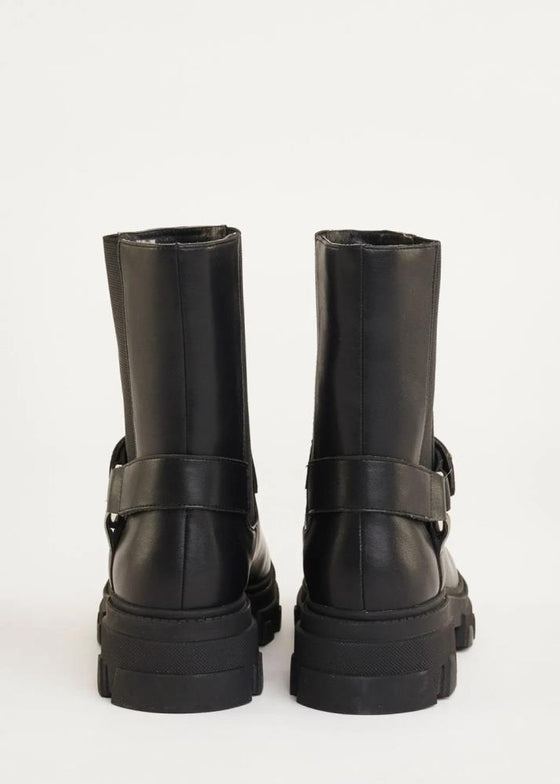 Leather combat boots Denny Rose